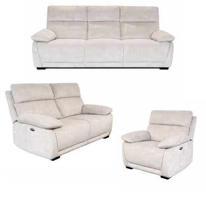Piccadilly Electric Recliner Sofa Fabric USB 3 + 2 + 1