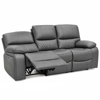 Bentley Electric Recliner Sofa Suite 3 + 2 Seater, Eco Leather