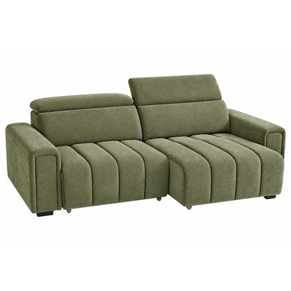 Millie 3 Seater Electric Sliding Sofa Adjustable Headrests 3 Colours