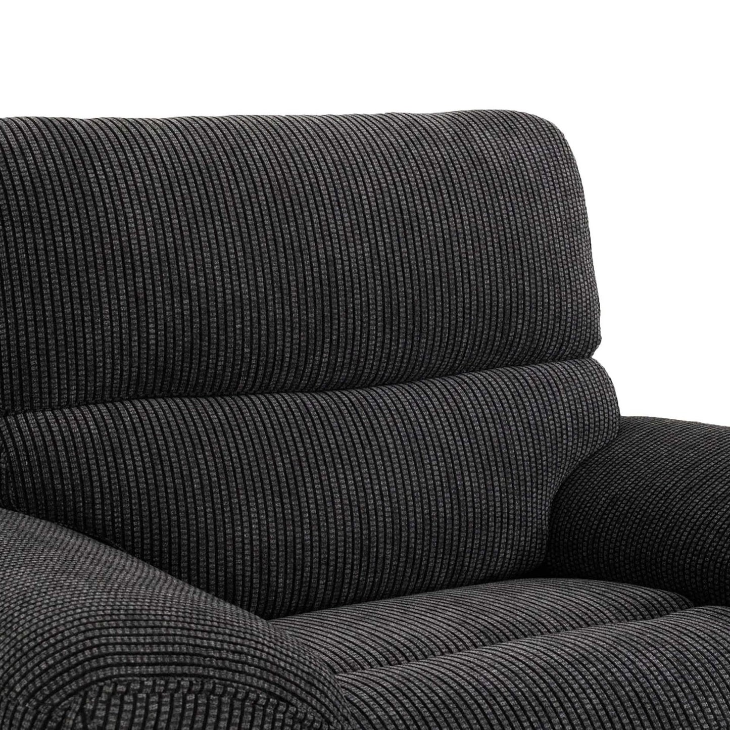 Carla Electric Reclining 3 Piece Sofa Suite 3 + 2 + 1 Black