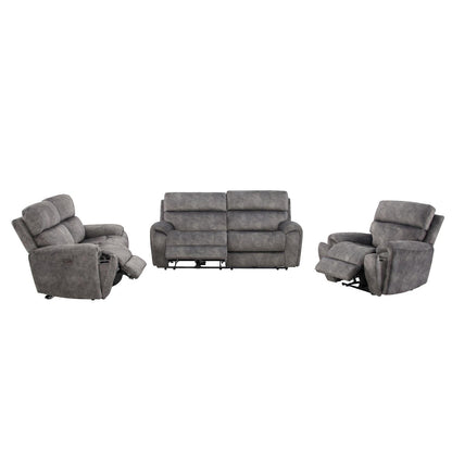 Valtos 3 + 2 + 1 Electric Recliner Sofa Suite Truffle or Grey