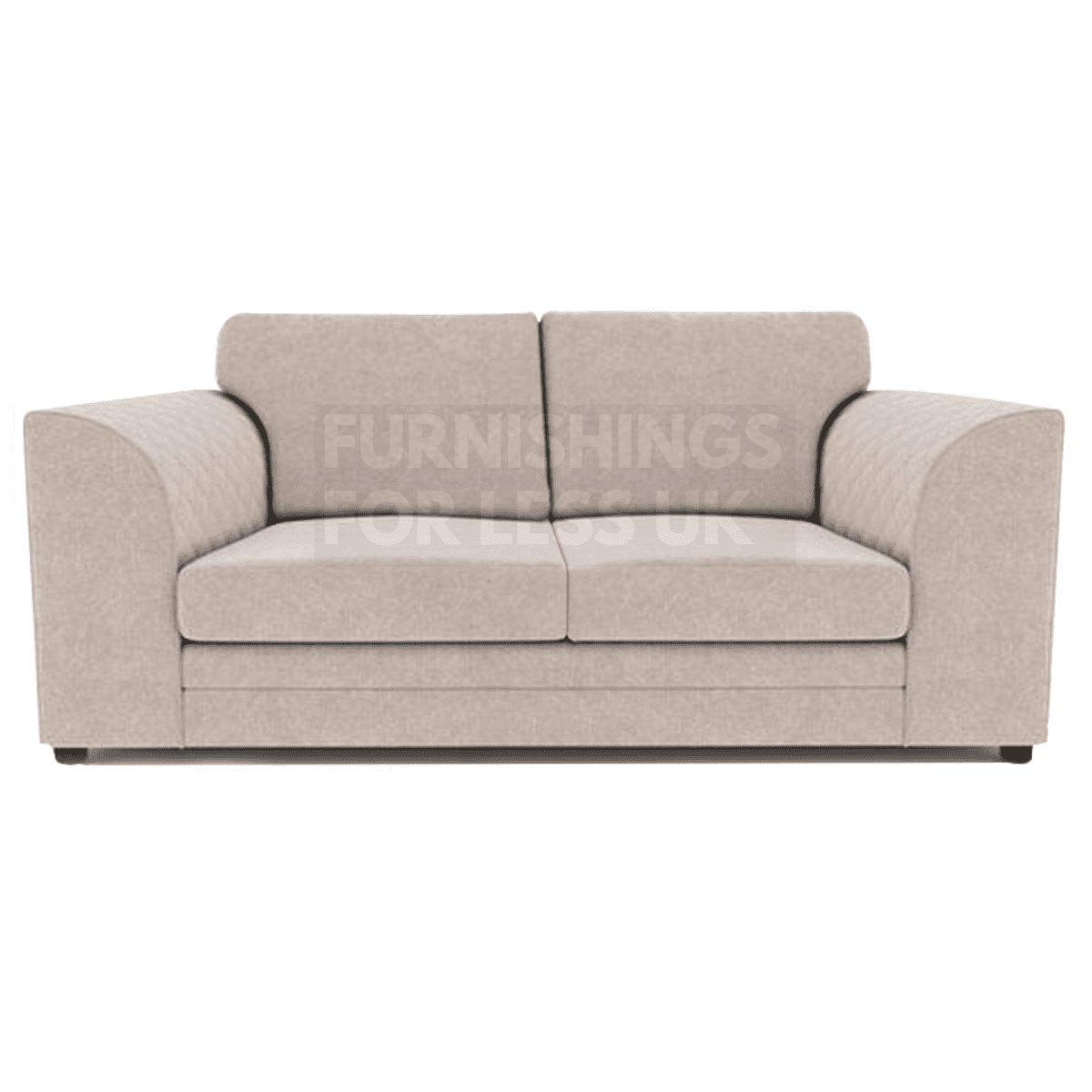 Quilted Full Fabric Chenille 3 Seater Sofa