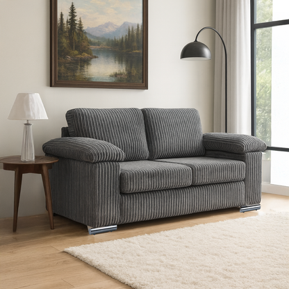 Delta Full Jumbo Cord 2 Seater Sofa