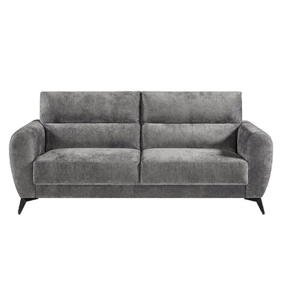 Leo Grey Seoul Battleshop Fabric 3 Seater